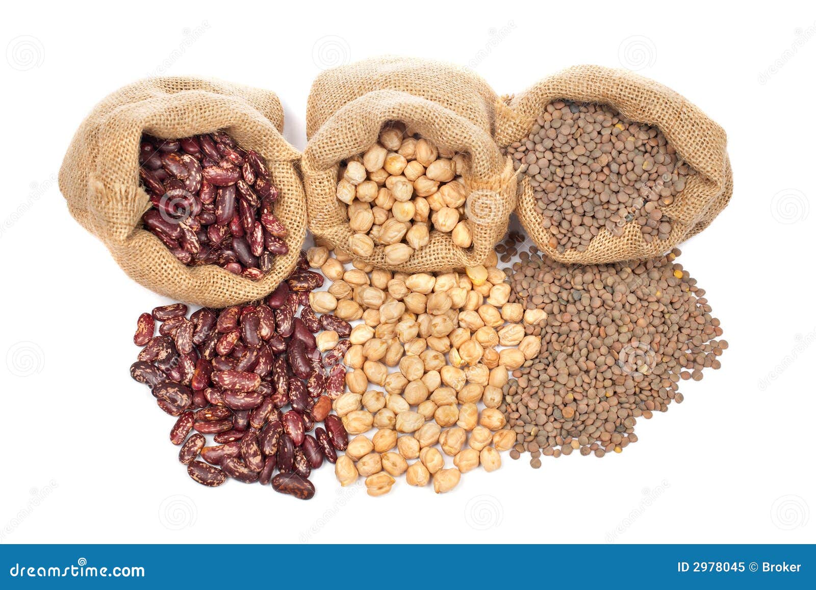Lentejas, Garbanzos Y Habas Imagen de archivo Imagen de guisante