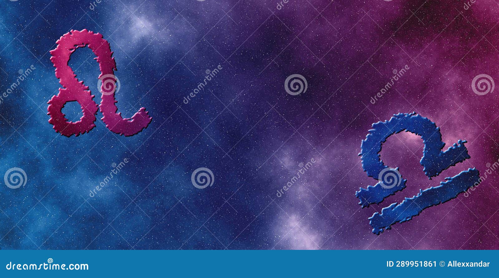 Leo and Libra Compatibility Stock Illustration Illustration of future