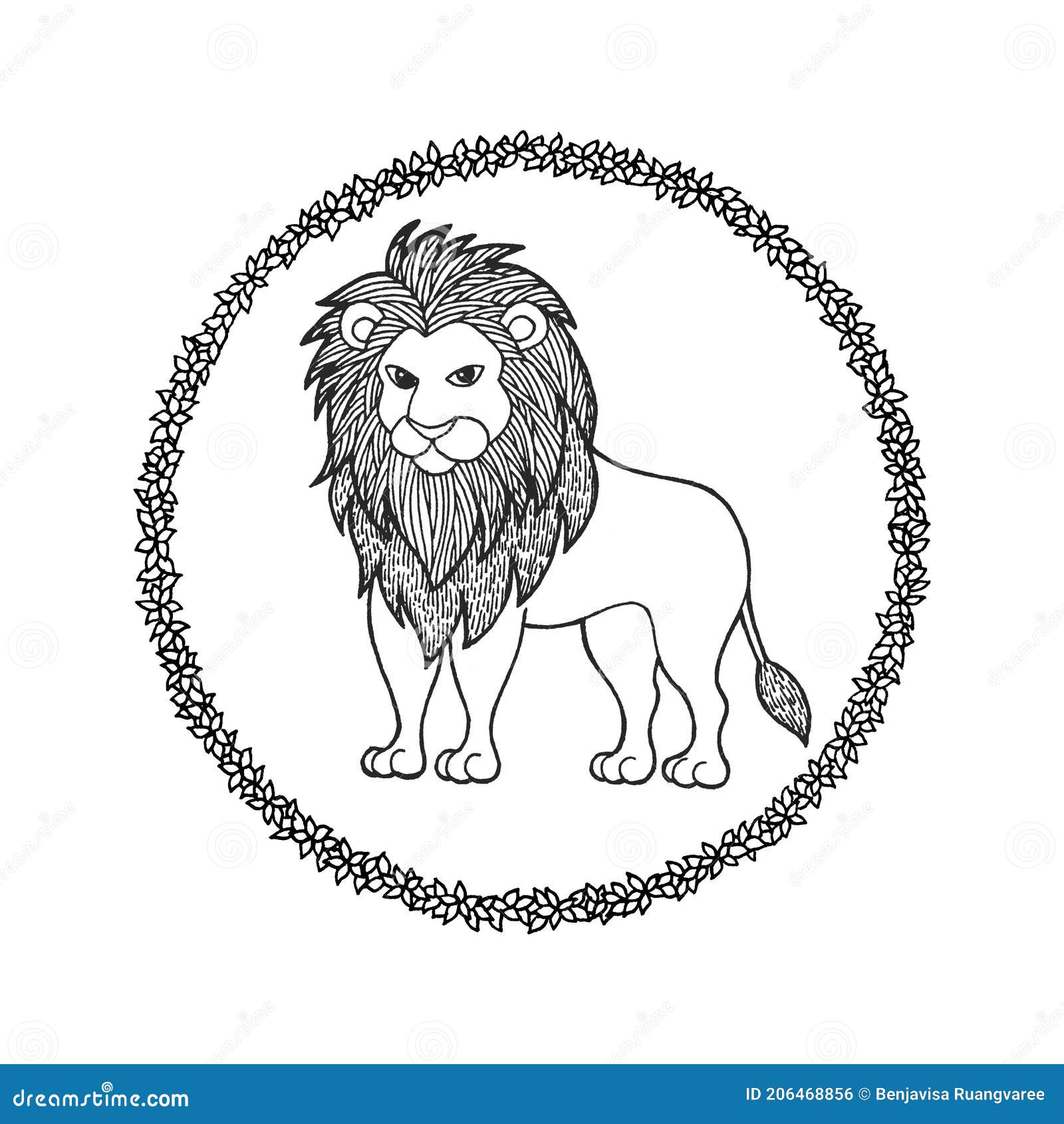 Leo The Lion Zodiac Symbol