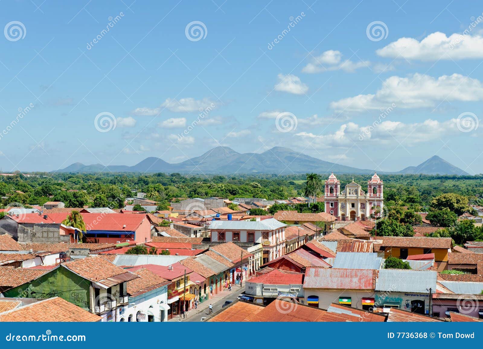 leon city aerial nicaragua