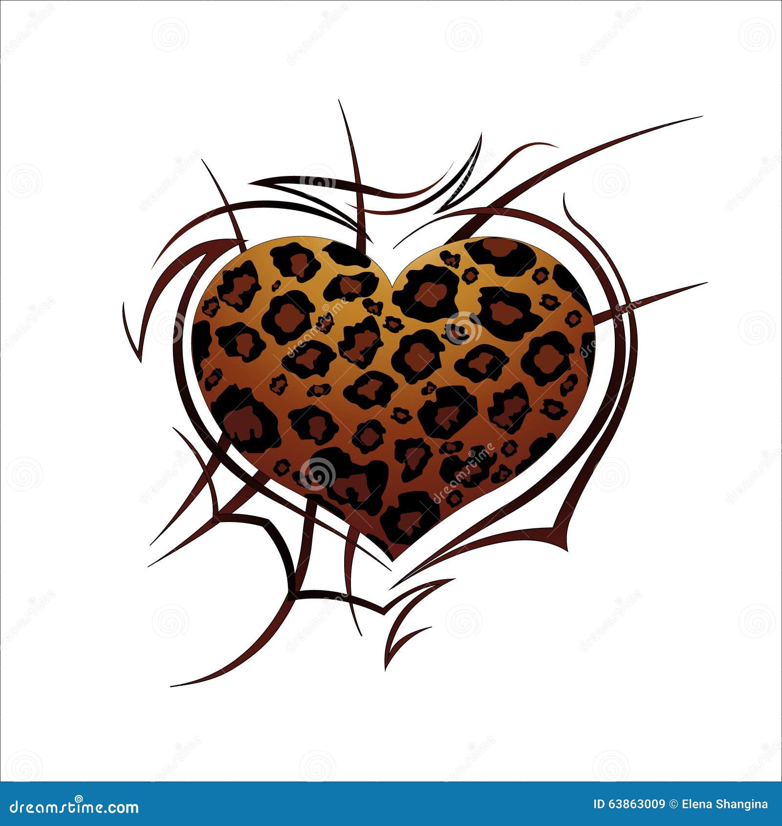 Leopard Heart Stock Illustrations – 3,486 Leopard Heart Stock  Illustrations, Vectors & Clipart - Dreamstime