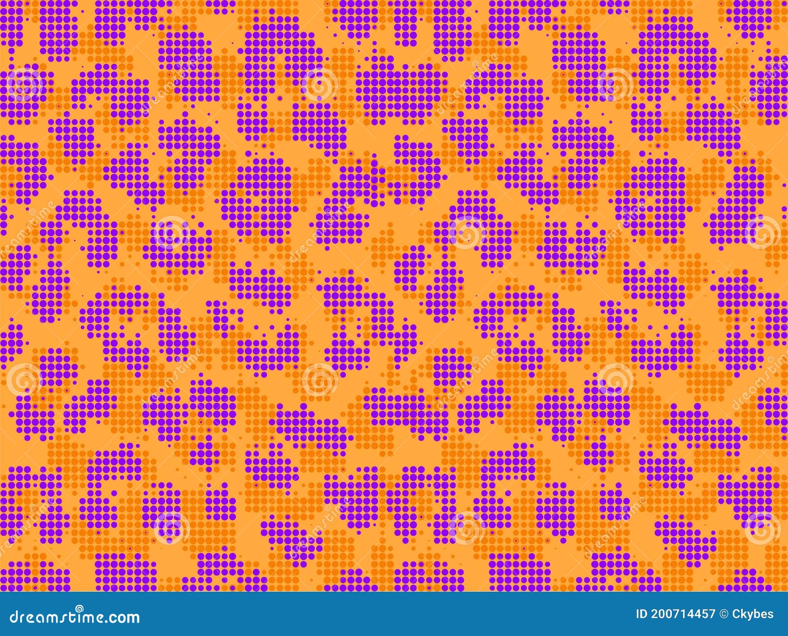 Leopard Pixel Art Style Stains Pattern Design. Dotted Vector