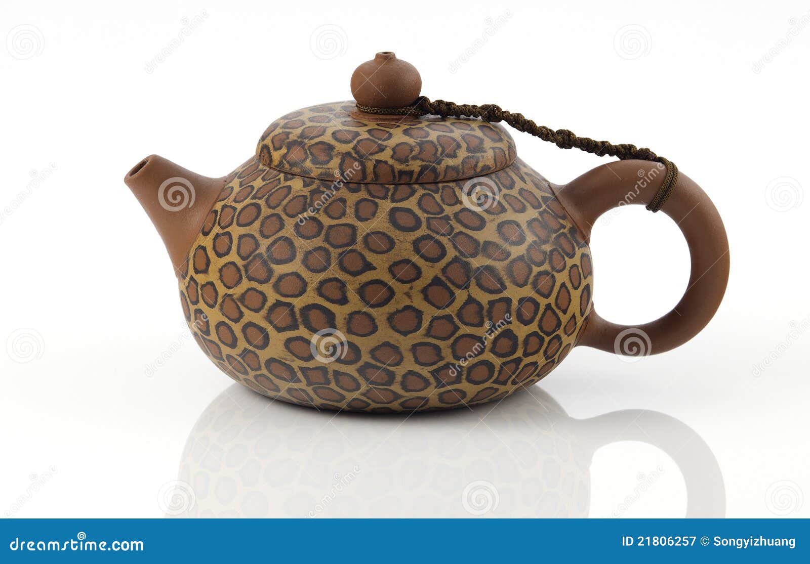 Leopard Print Chinese Teapot Stock Image Image of funky, chinese 21806257