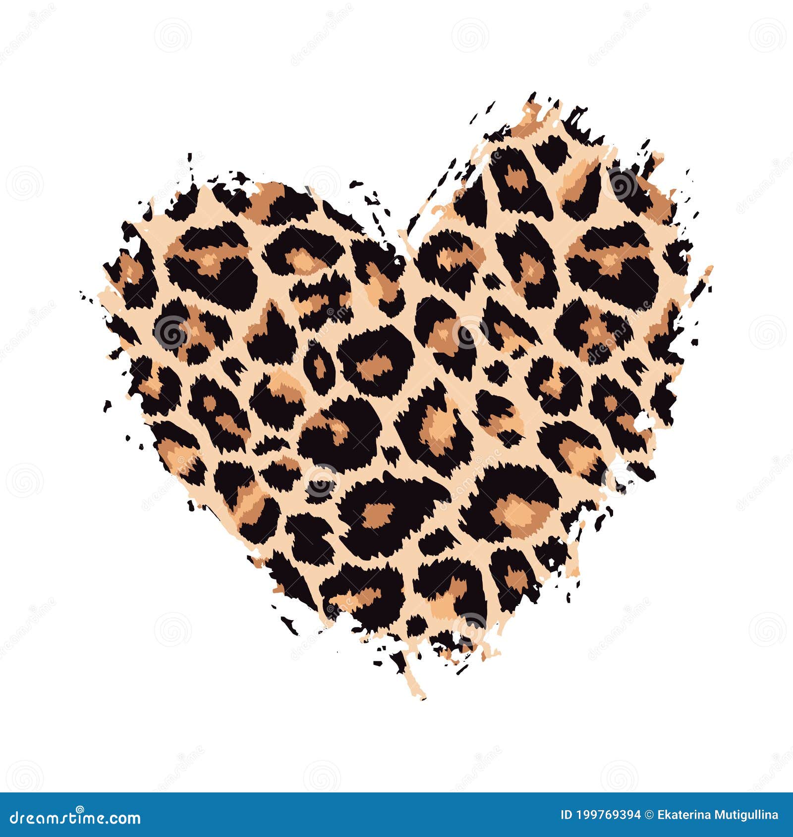 Leopard Heart Stock Illustrations – 3,486 Leopard Heart Stock