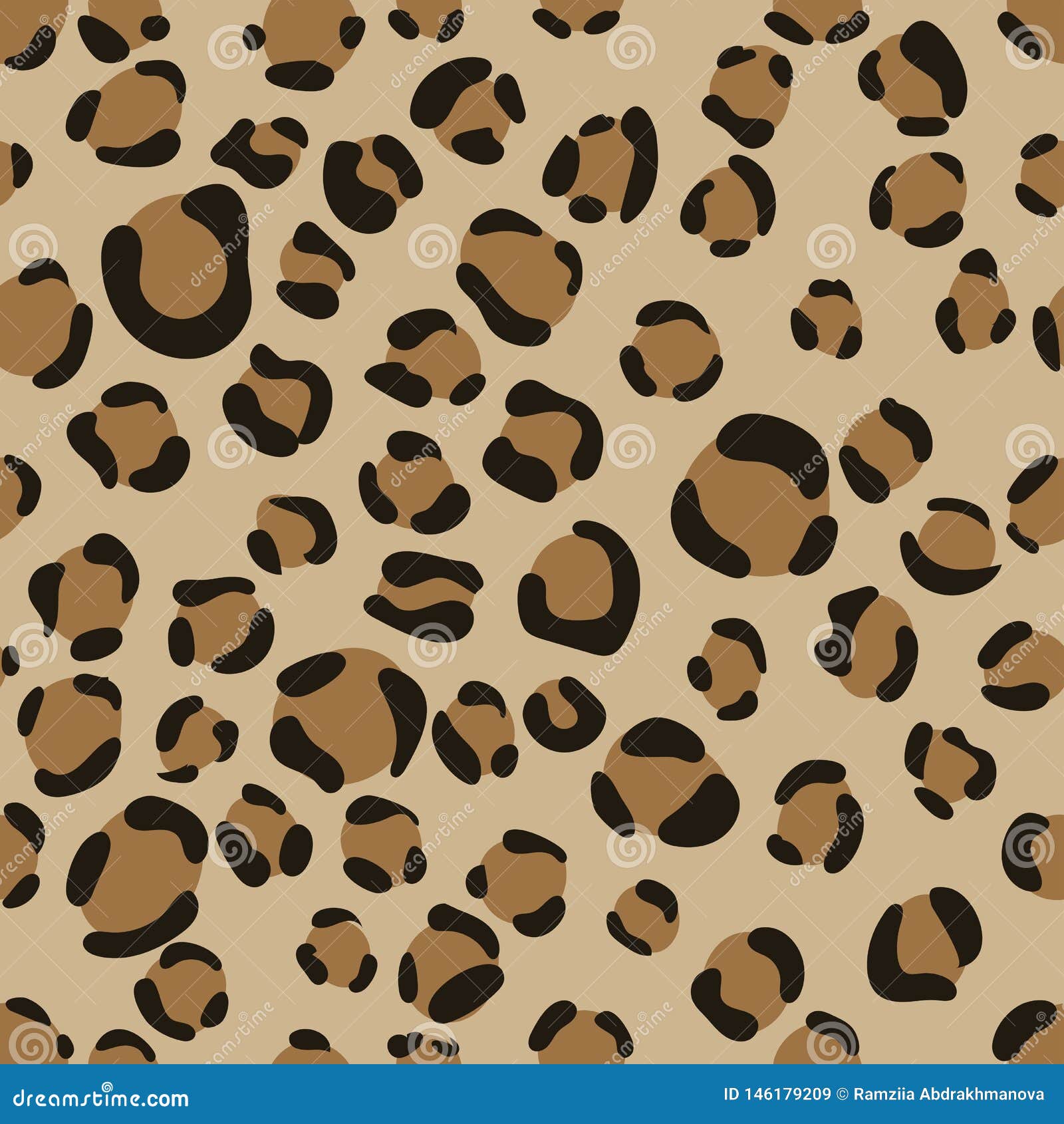 Leopard Seamless Pattern Sketch Drawing Fashion Design Textile Graphic Animal Print Wallpaper Wrapping Paper Skin Texture Stock Vector Illustration Of Brown Africa 146179209