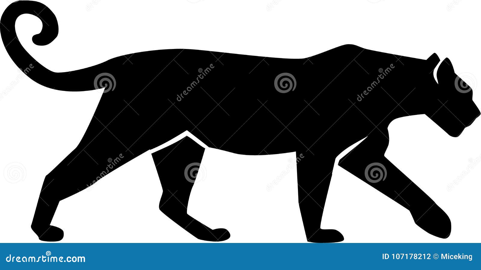 leopard silhouette gepard panther