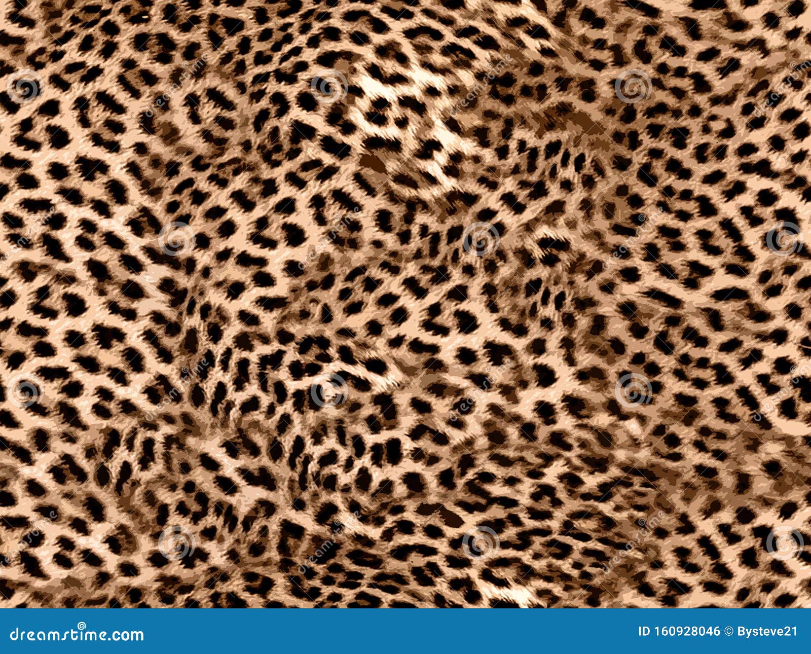 Leopard Skin Texture Seamless Pattern Colored Stock Illustration Illustration Of Colored 