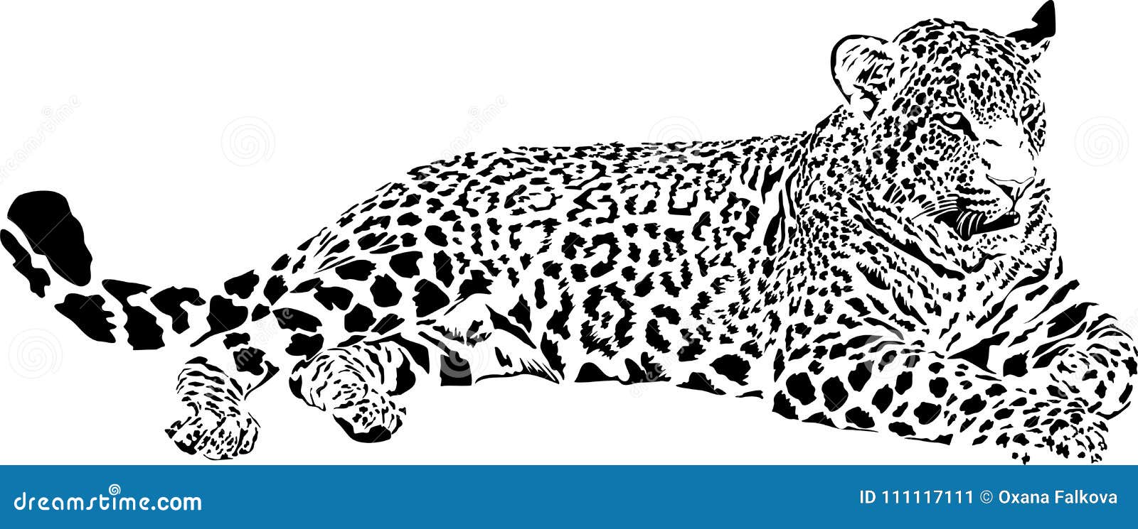 Leopard stock vector. Illustration of pattern, african - 111117111