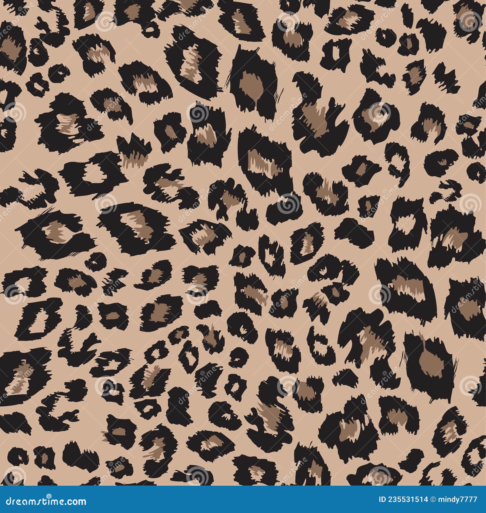 Leopard Print Muster svg, Leopardenmuster svg sich wiederholendes