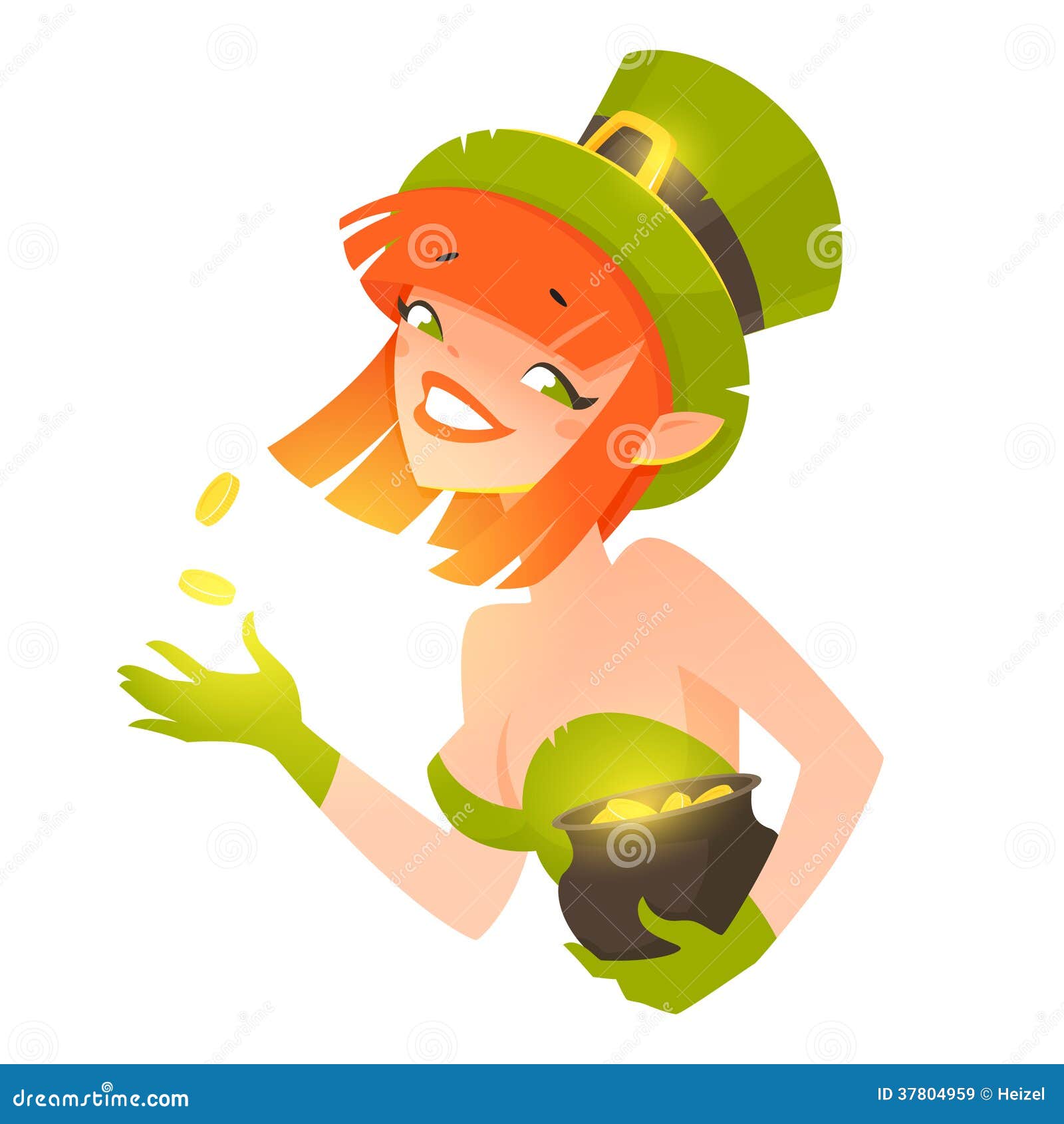 free girl leprechaun clipart - photo #35