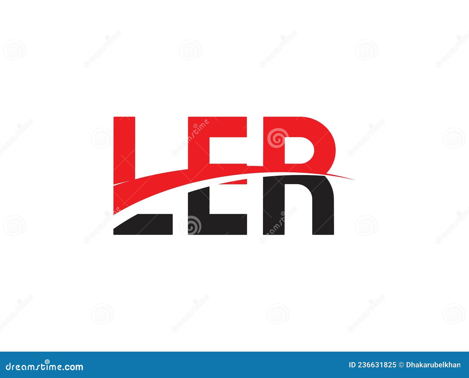 ler letter initial logo 