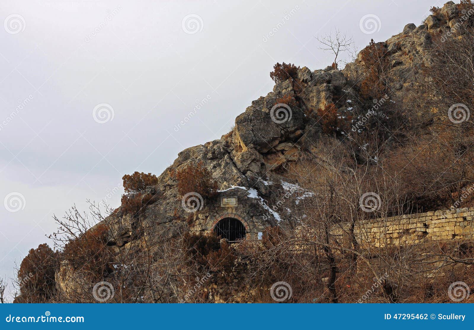 lermontovs grotto. pyatigorsk landmarks, the northern caucas