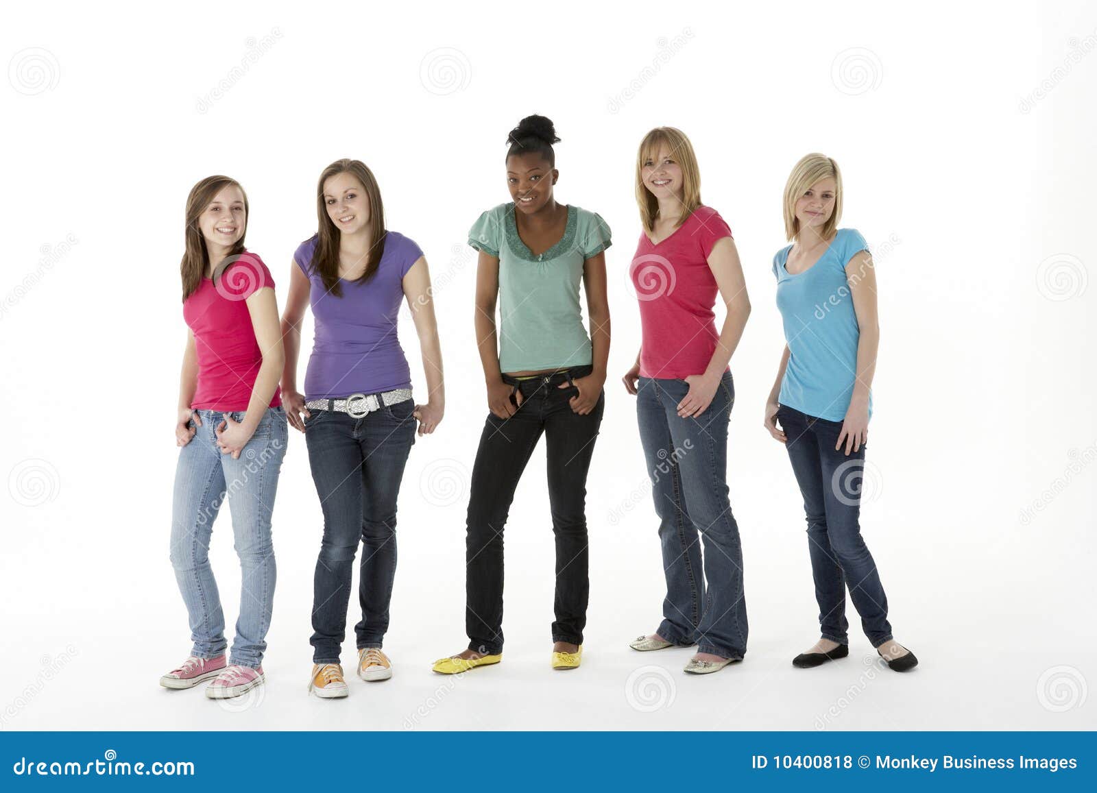 Les Amies Groupent D Adolescent Photo Stock Image Du Africain Amis 10400818