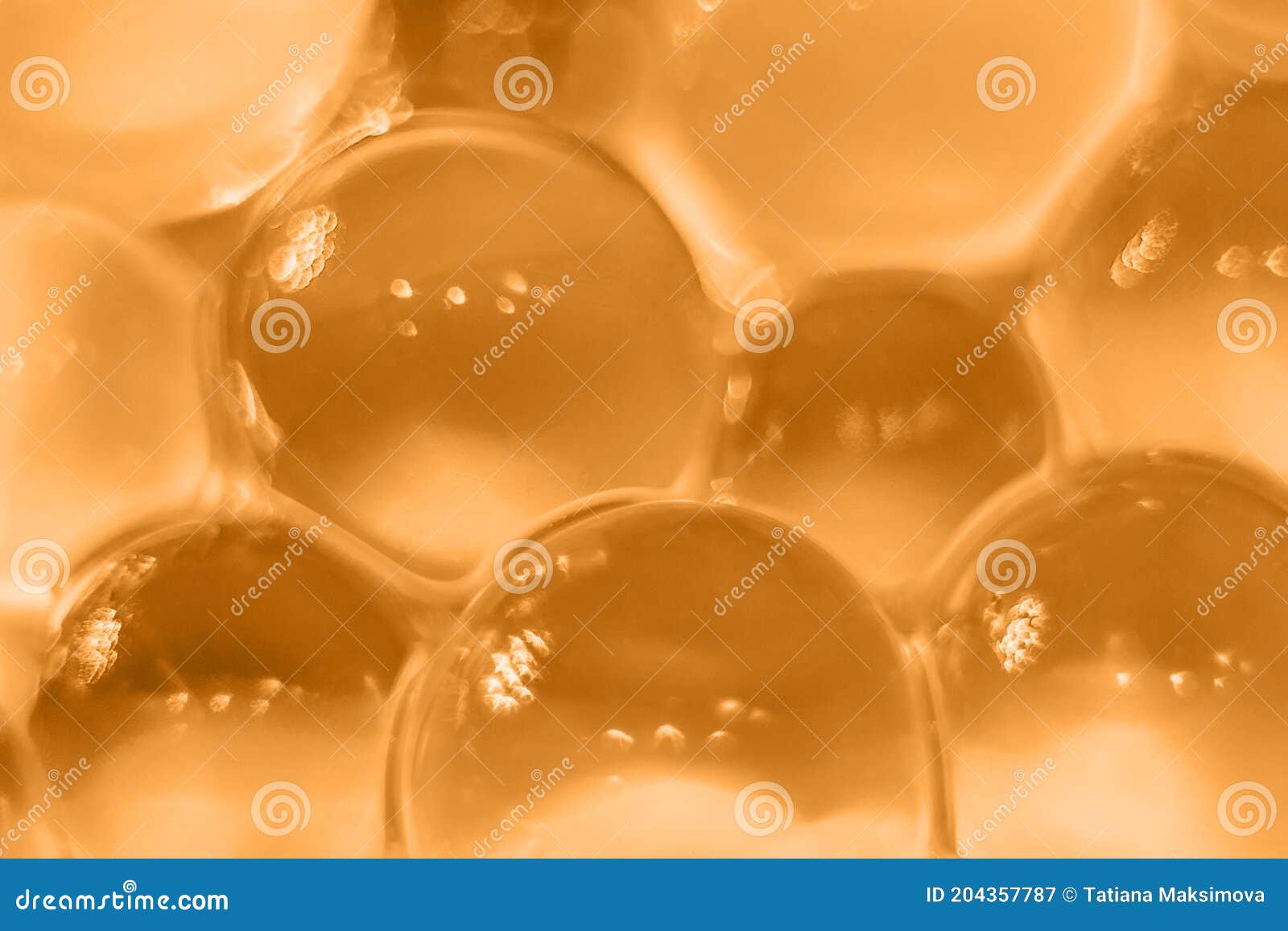 Les Billes Cristallines D'hydrogel De Billes Ferment. Image stock - Image  du abstraction, bille: 204357787