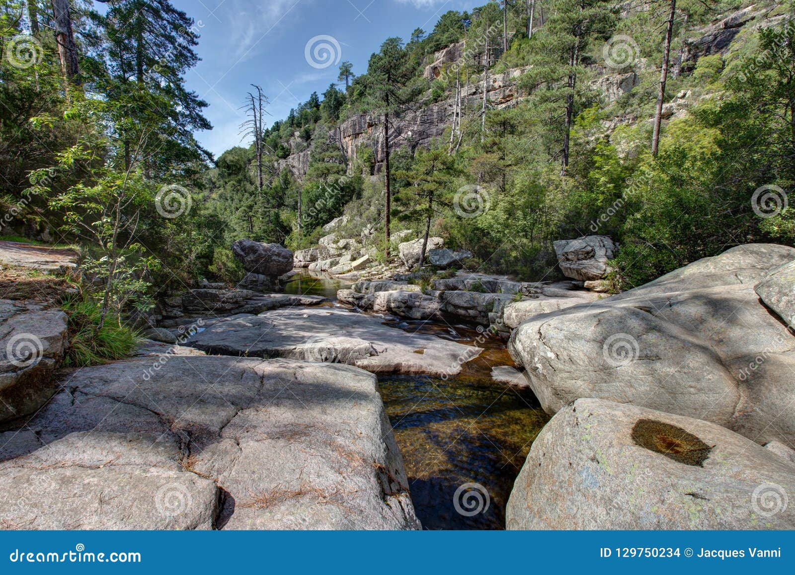 Les Petites Cascades Et Les Piscines Naturelles Daitone En Corse