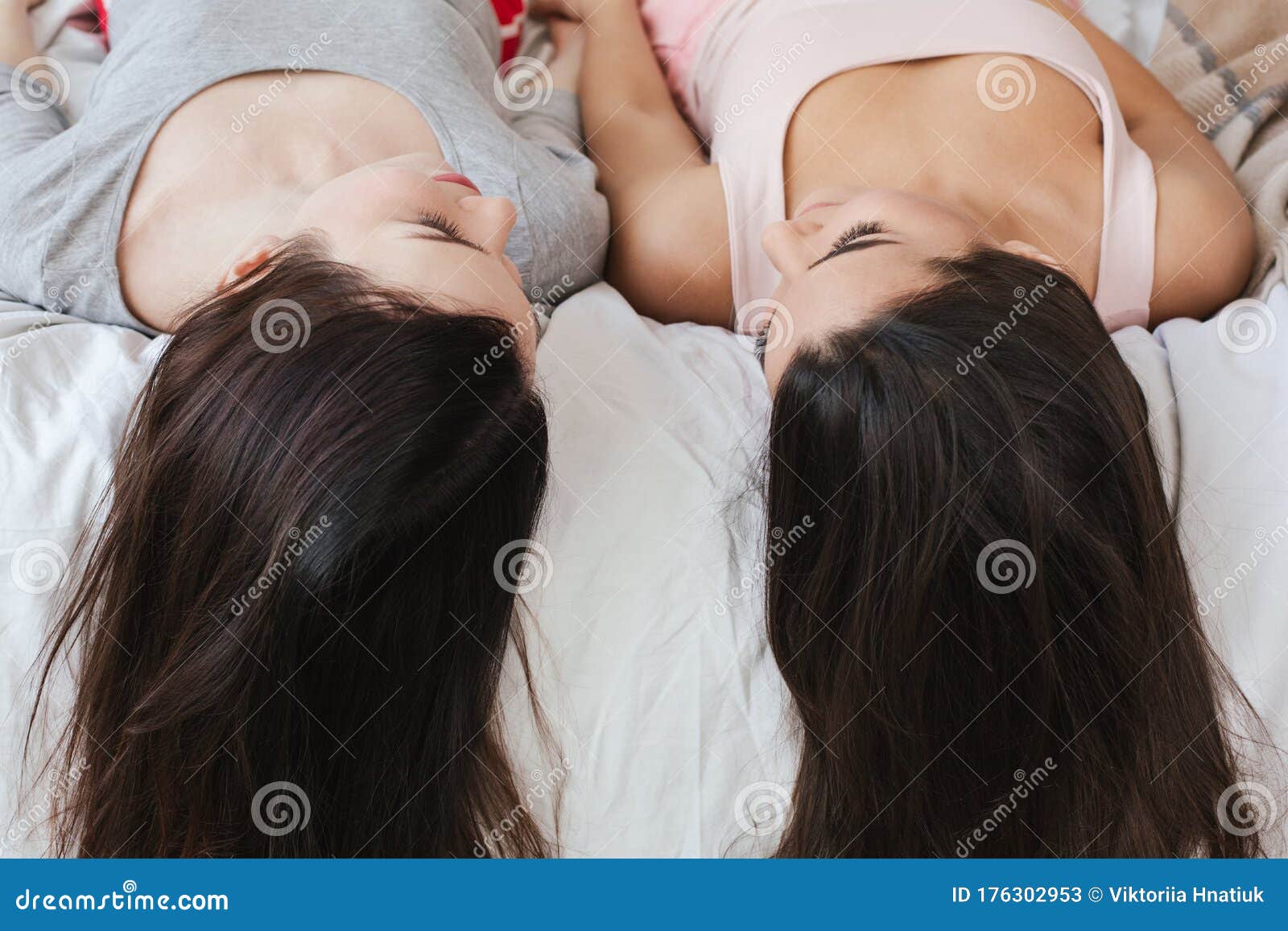 Sexy Young Lesbians In Bed