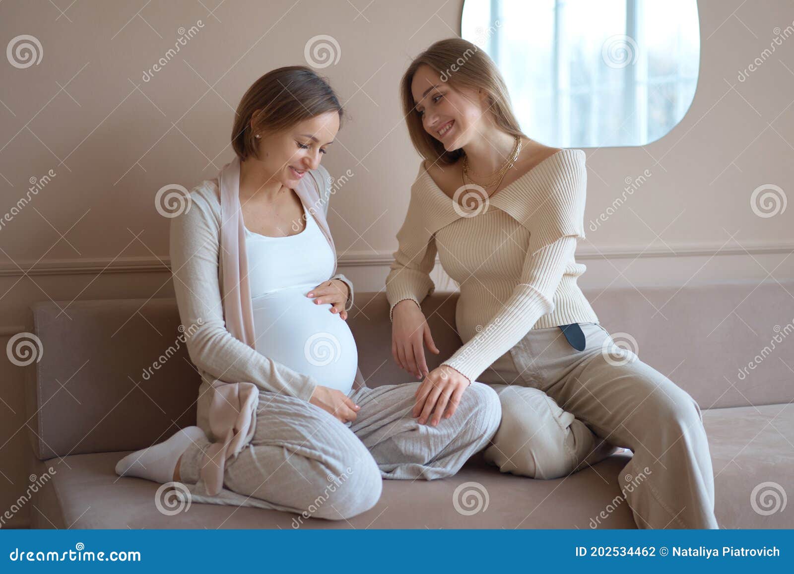 Pregnant, body and portrait of women in belly support touch, hope