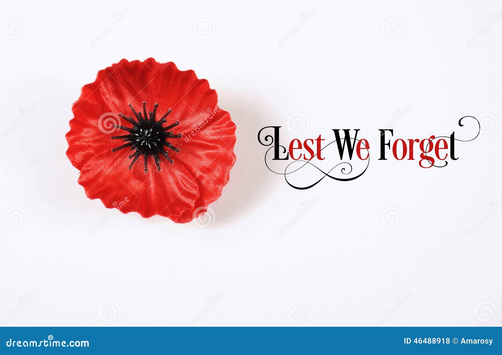 Lest We Forget Red Poppy Car Badge with badge bar fitting  British Leigion  3 