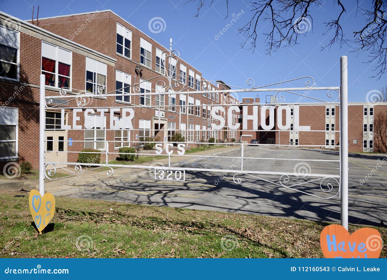 Lester Elementary School, Memphis, Tennessee Editorial Stock Photo
