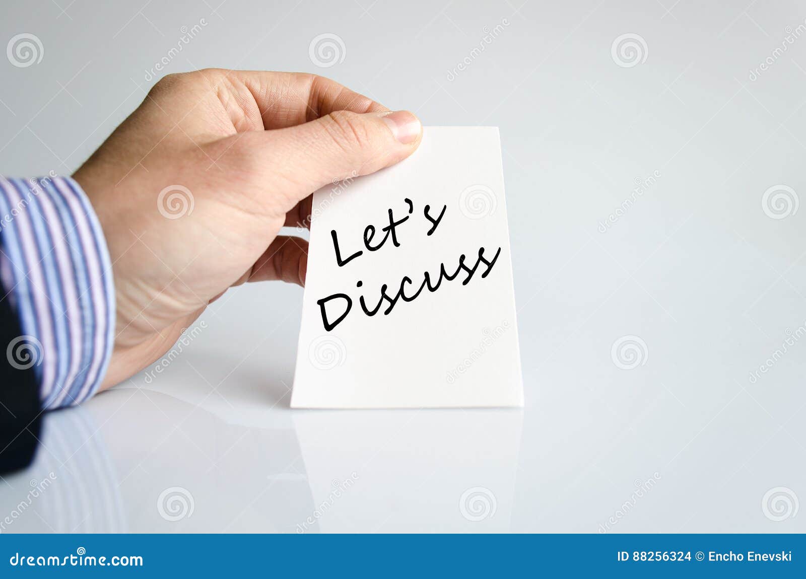 Let\u0026#39;s discuss text concept stock photo. Image of lets - 88256324