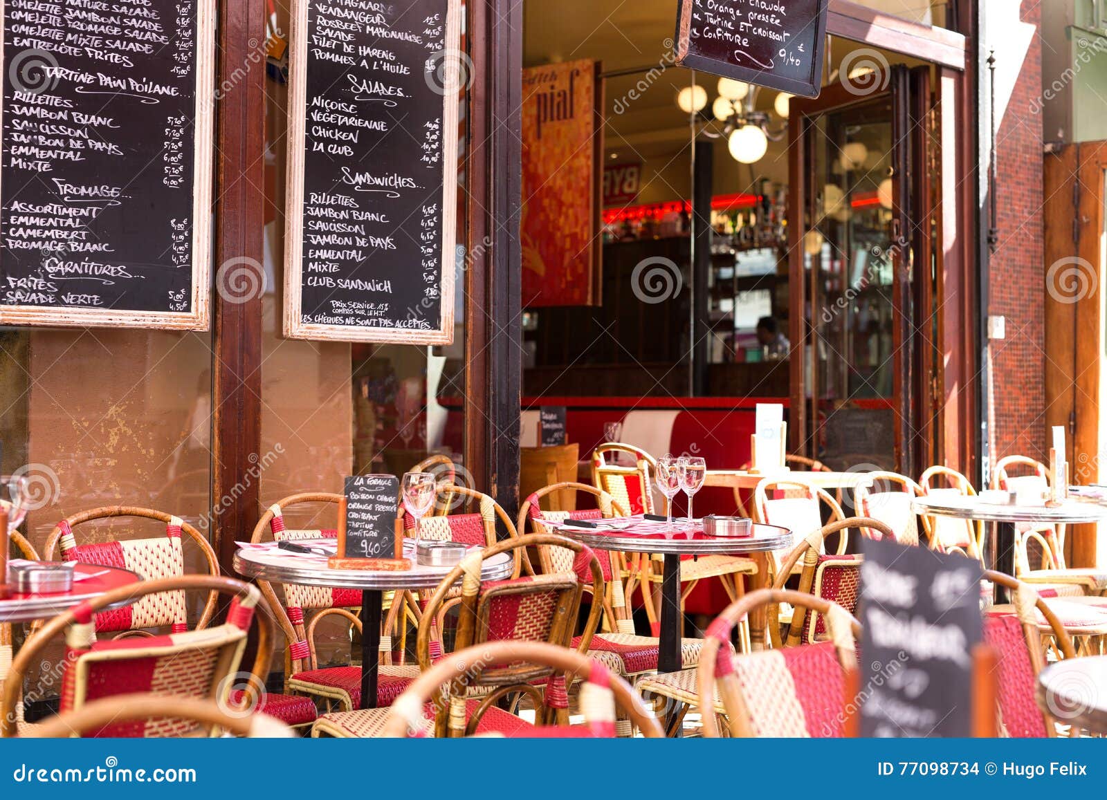 Let`s eat in Paris! editorial stock image. Image of beautiful - 77098734