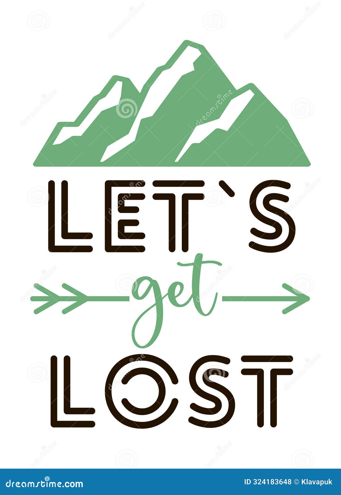 let s get lost - camping eps , print on t-shirts, mugs, birthday cards, cuts and more use.