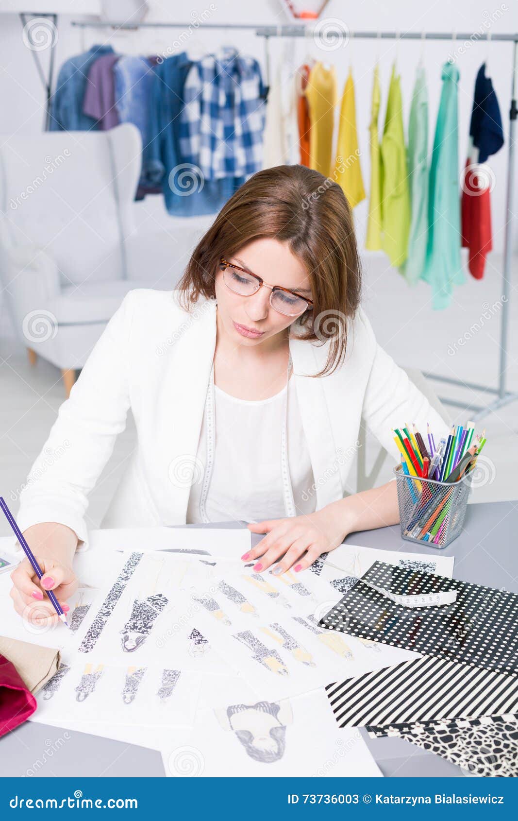 Let S Make Some Corrections Stock Image - Image of creativity, employed ...