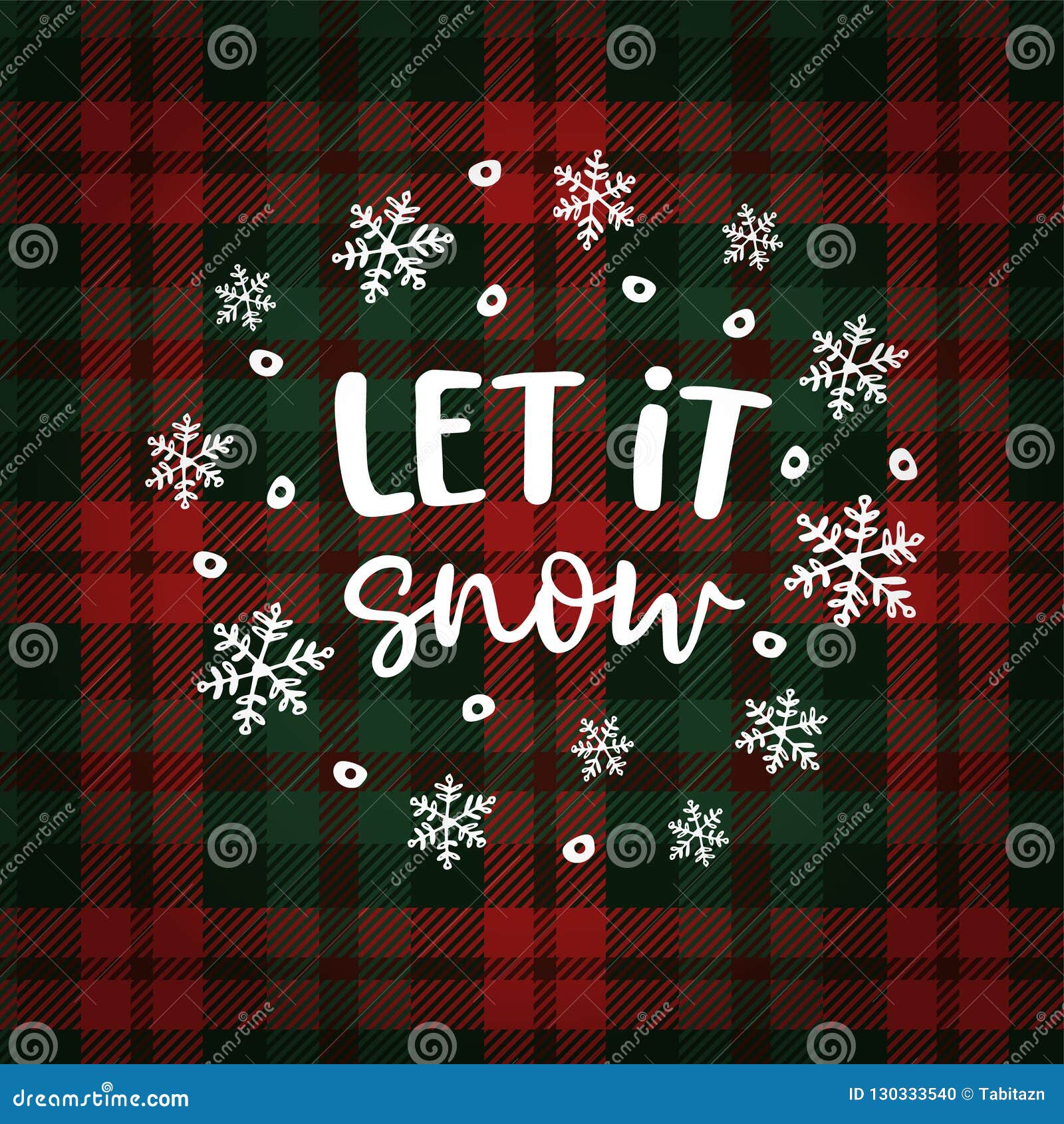 Download Let It Snow Christmas Greeting Card, Invitation With ...
