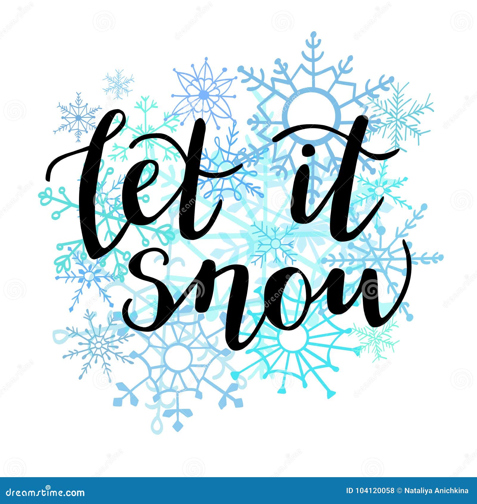 let it snow printable sign