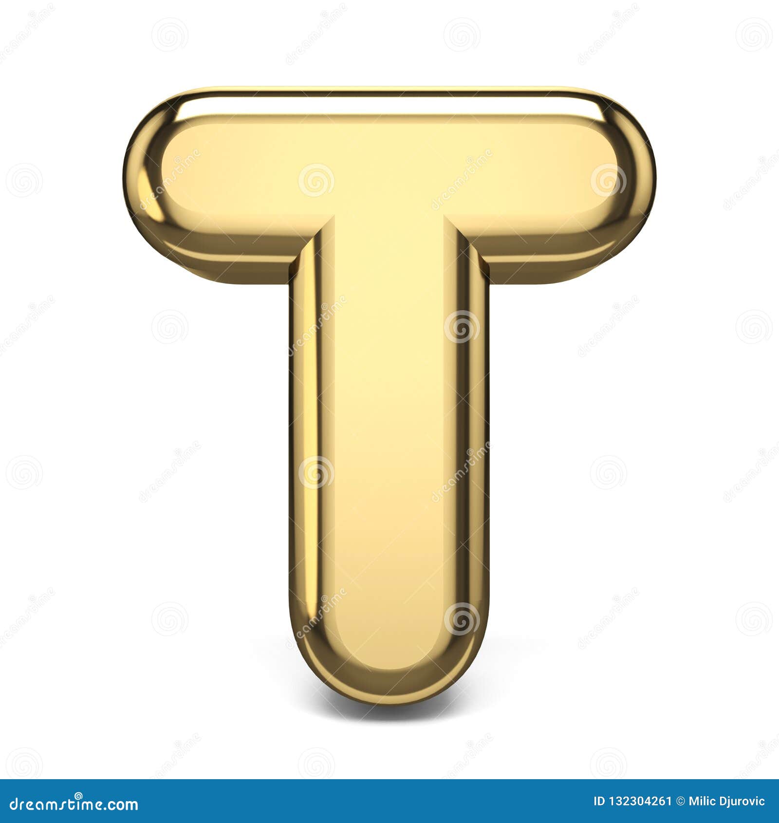 Letra Dourada T 3d Da Fonte Ilustracao Stock Ilustracao De Fonte Dourada 132304261