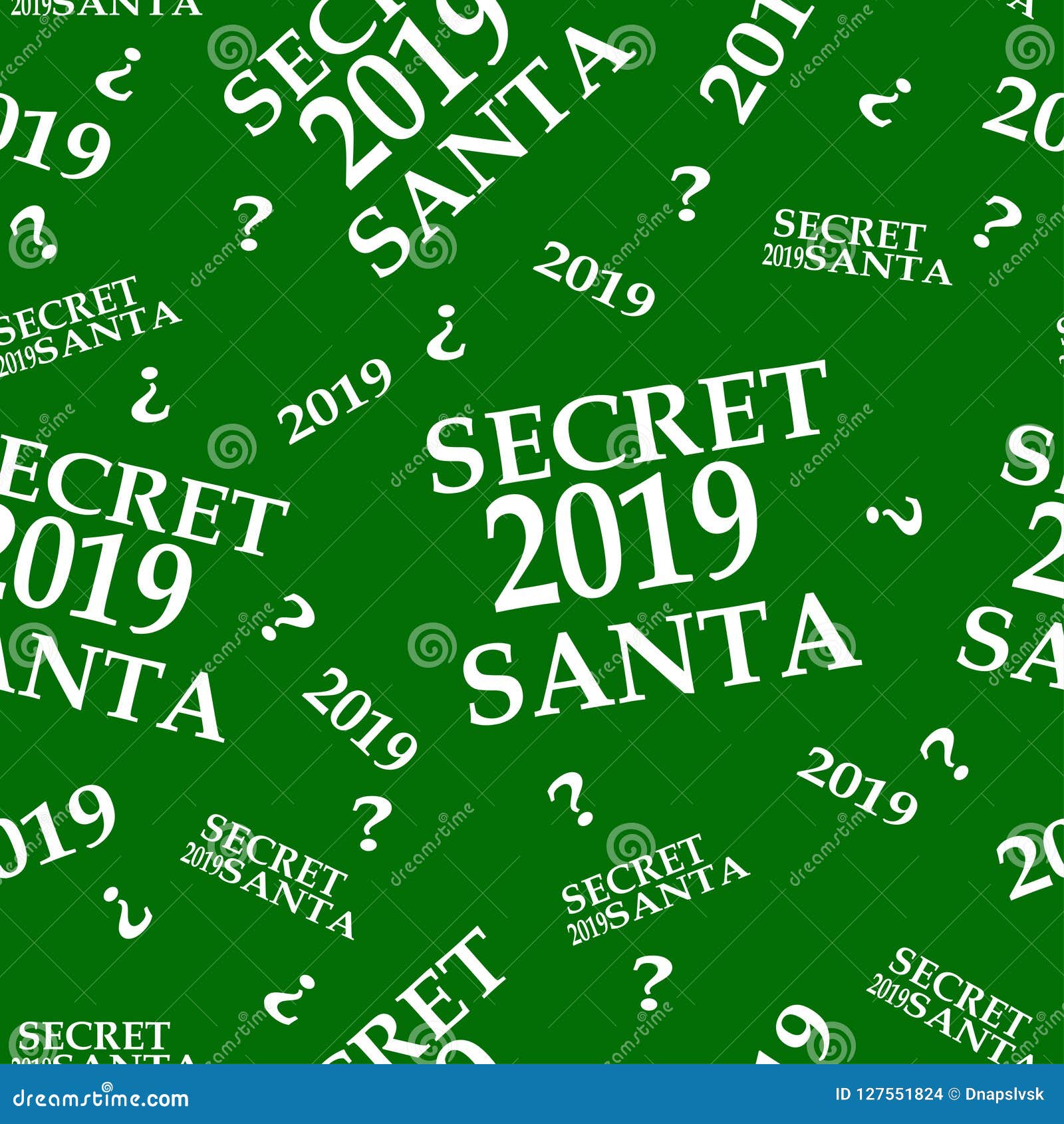 Letras Blancas En Un Color Verde Para La Navidad Ilustración del Vector