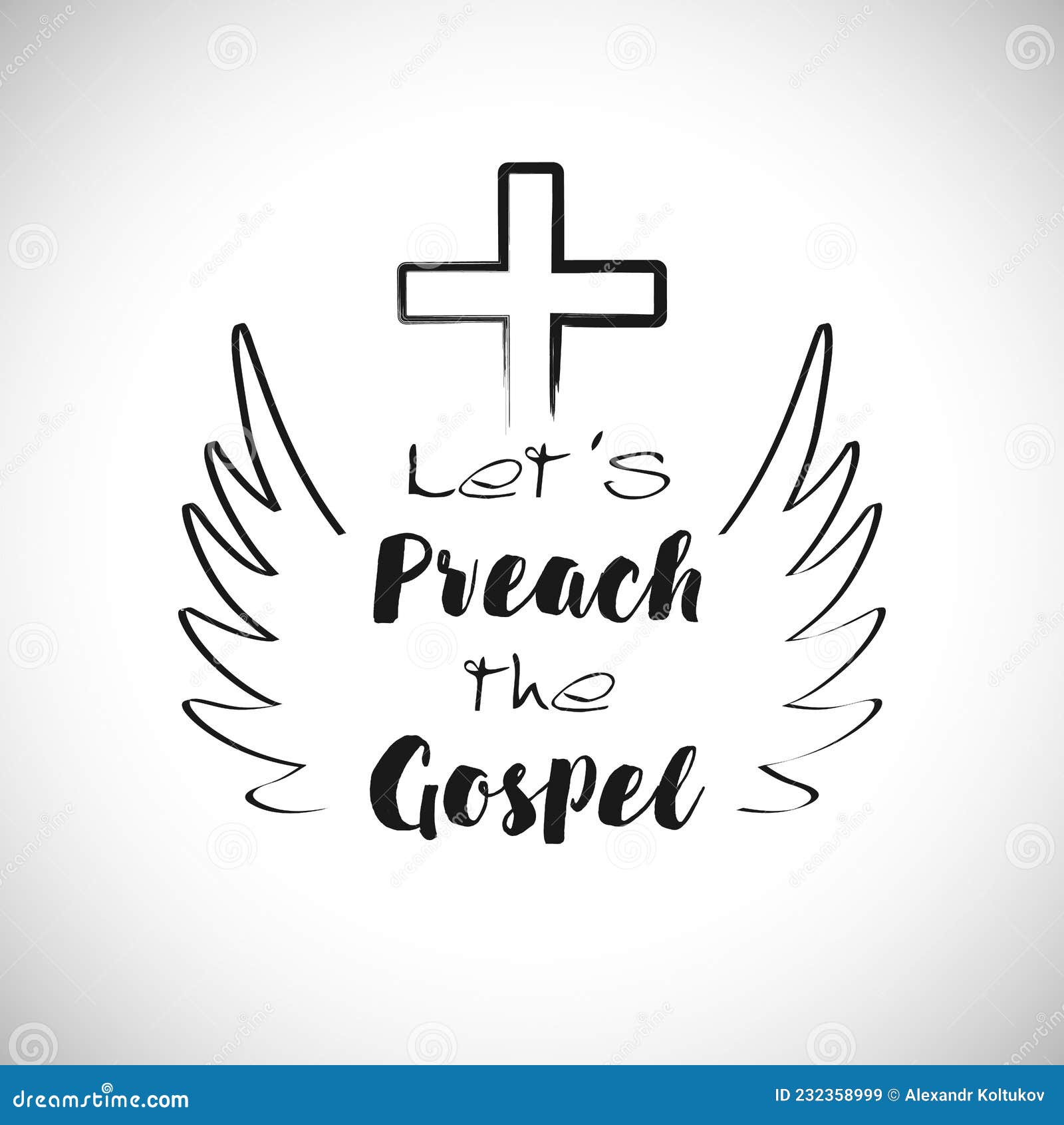 lets preach the gospel cross