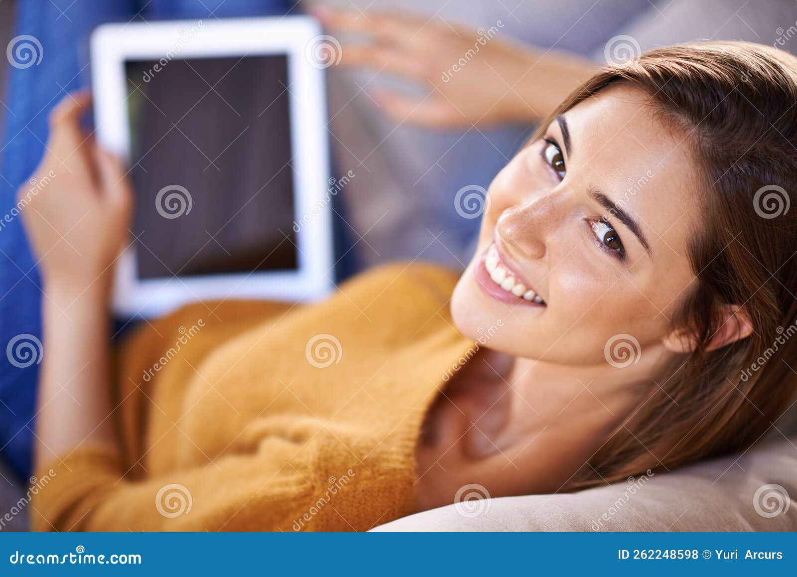 Lets See Whats Happening in the World Today. a Young Woman