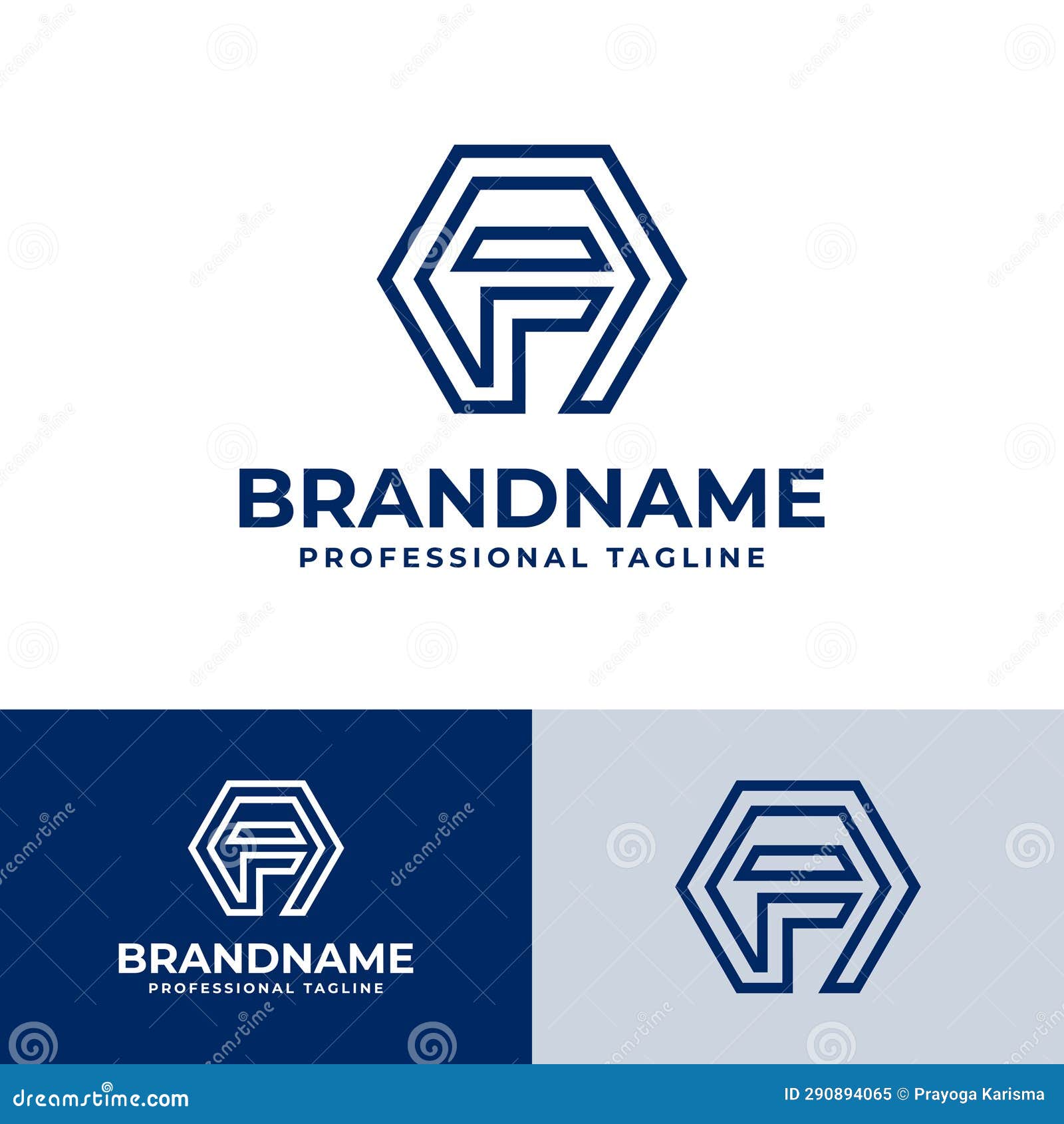 letter af hexagonal logo, suitable for any business related to hexagonal with af or fa initial