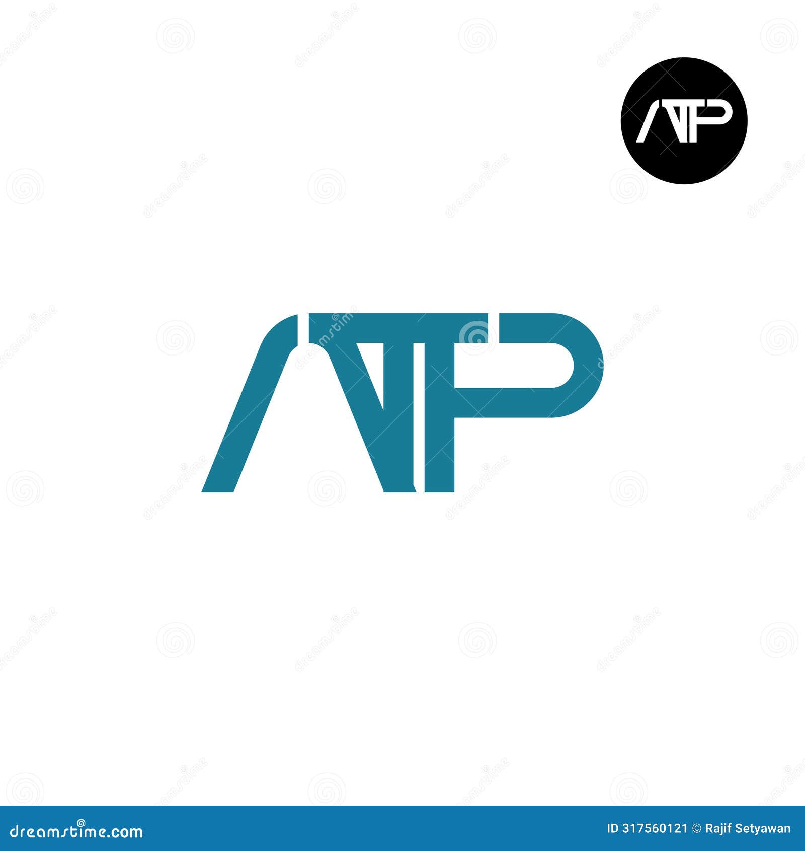 letter atp monogram logo 