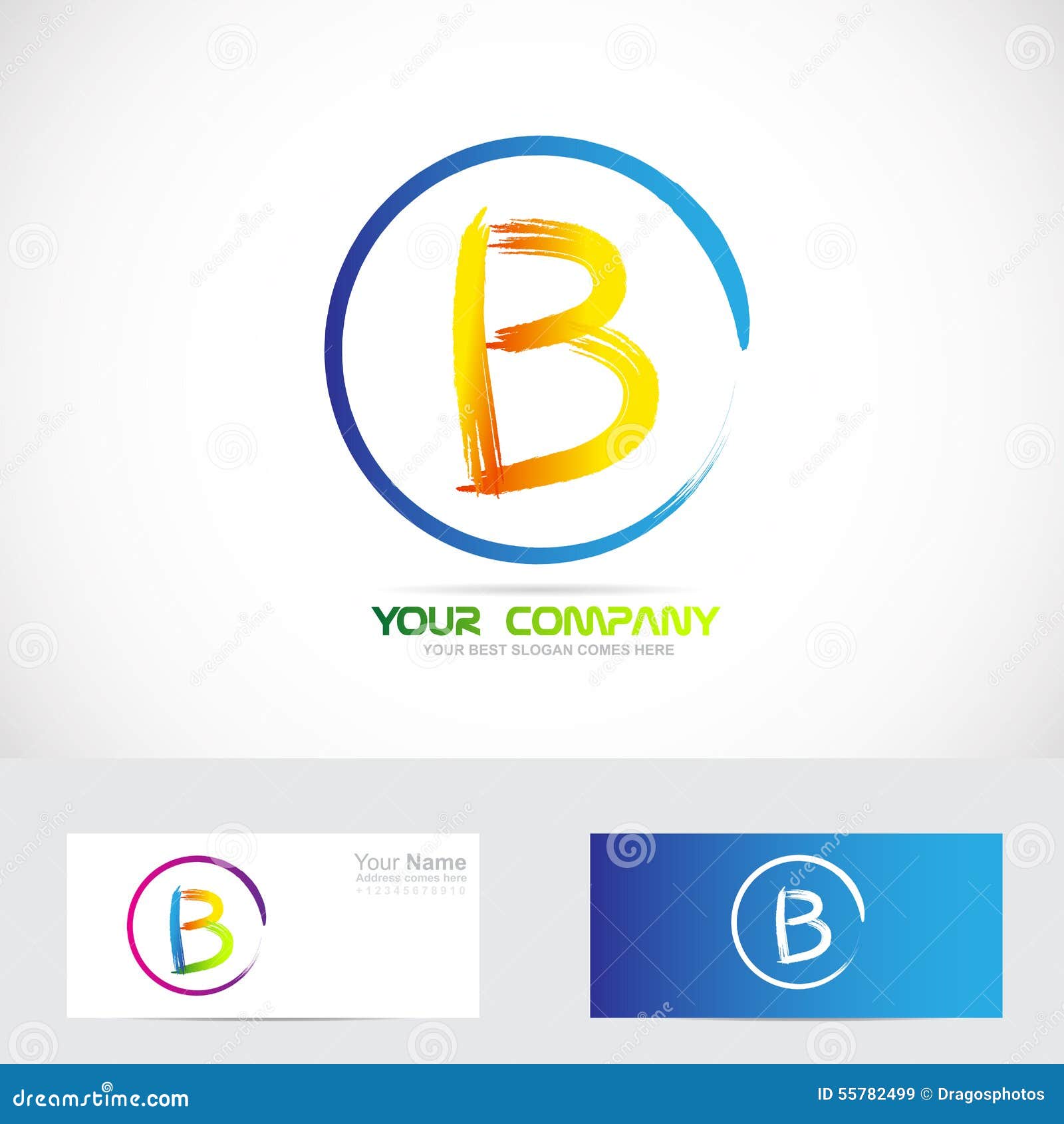 Letter B Grunge Orange Logo Stock Vector Illustration of logotype, vector 55782499