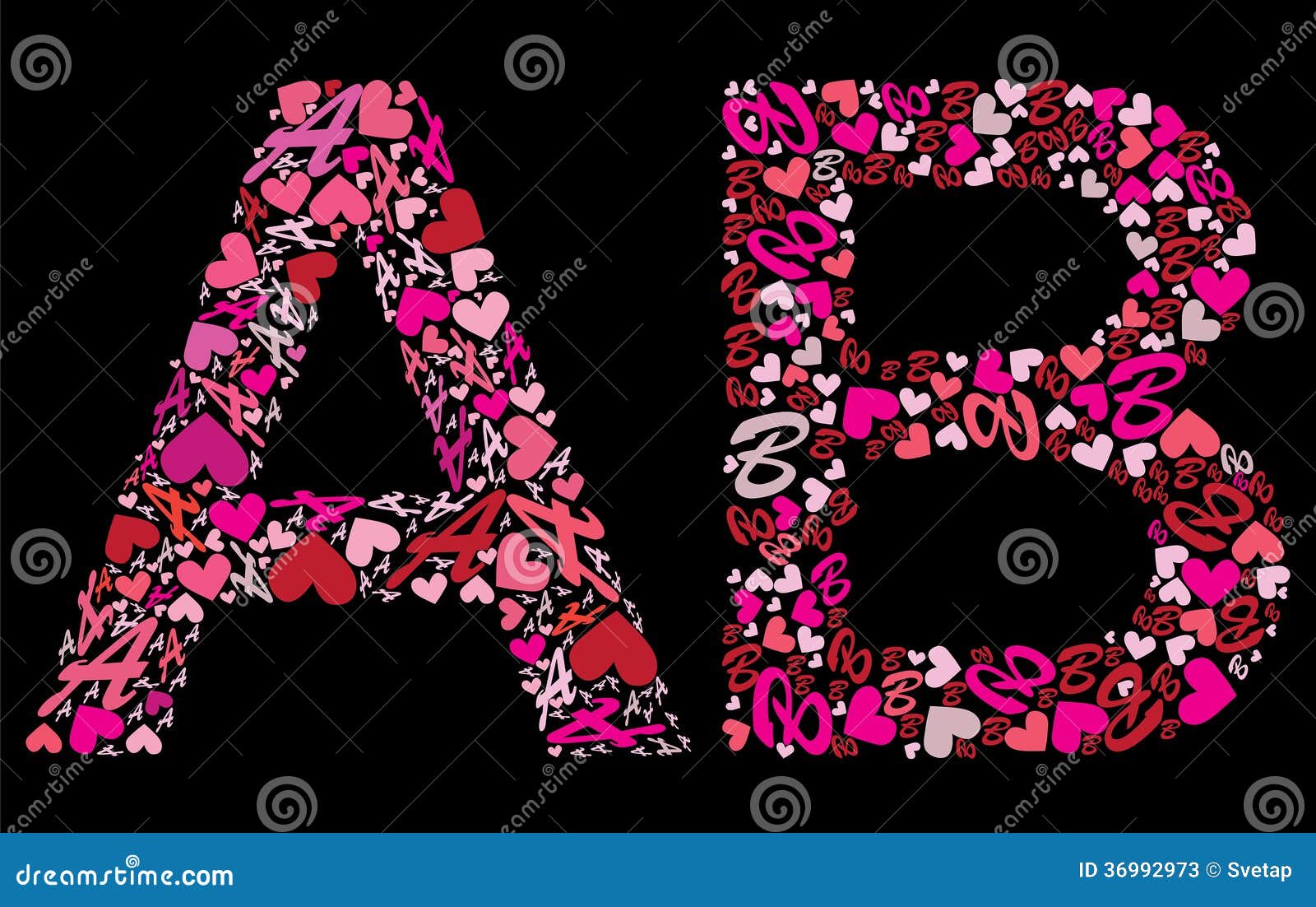 Letter a, B. Valentine Alphabet Stock Vector - Illustration of sign, greeting: 36992973 Letter a, B. Valentine Alphabet Stock Vector - Illustration of sign, greeting: 36992973