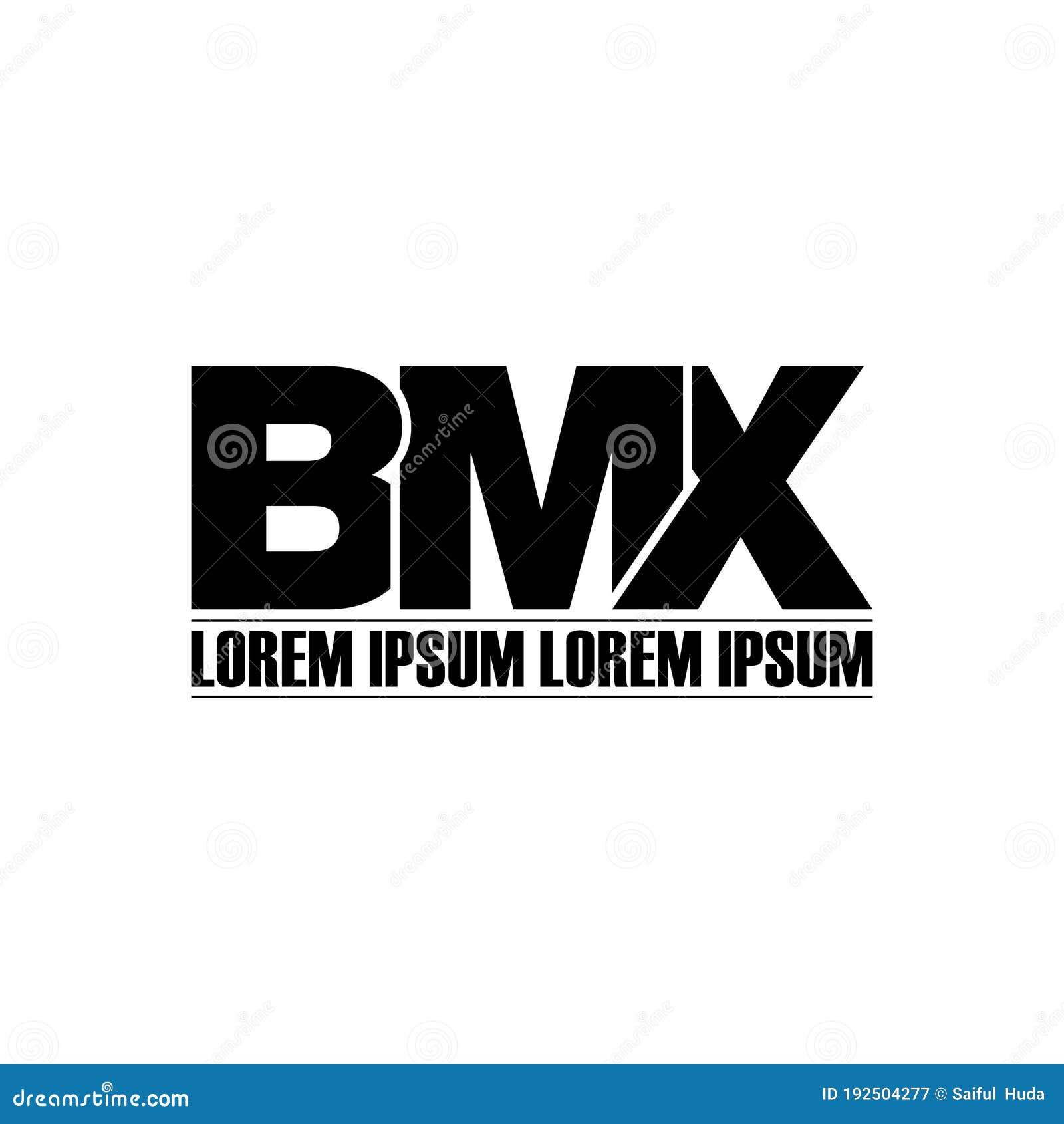 bmx logo design