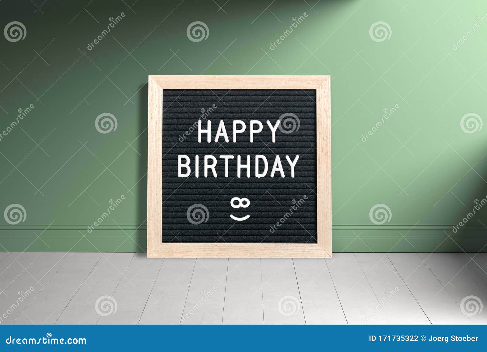 Letter Board with Message HAPPY BIRTHDAY Stock Photo Image of office