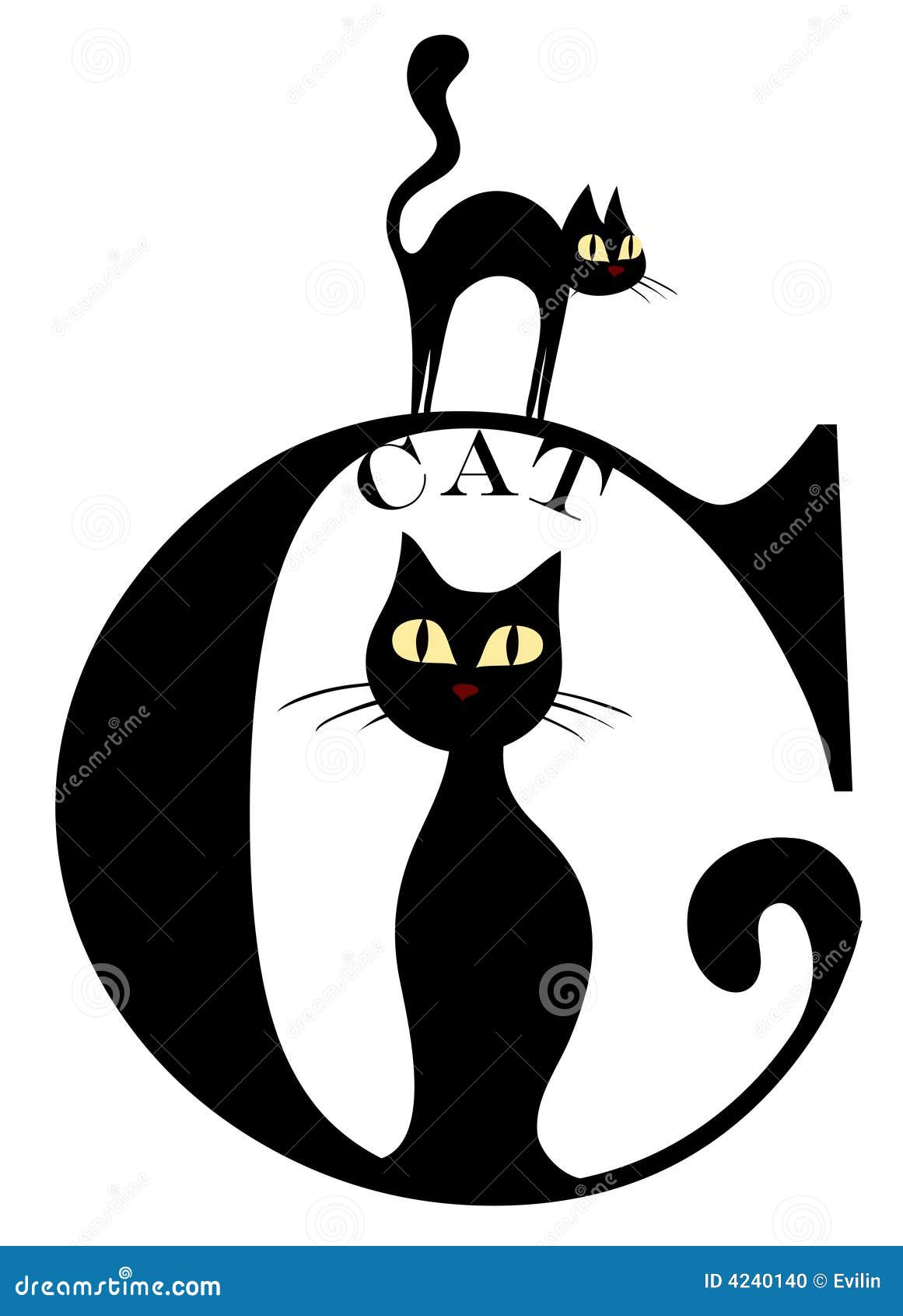 cat alphabet clipart - photo #42