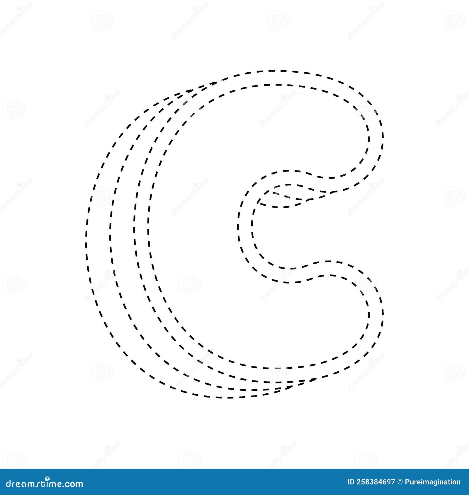 Letter C Tracing Worksheet for Kids Stock Vector Illustration of Letter C Tracing Worksheet for Kids Stock Vector Illustration of