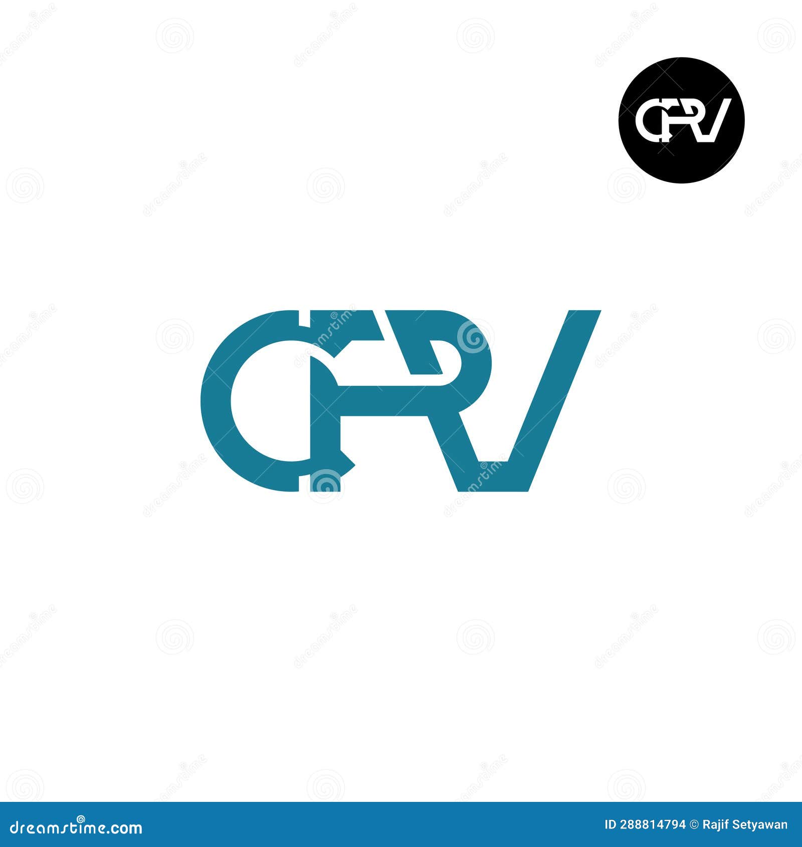 letter cpv monogram logo 