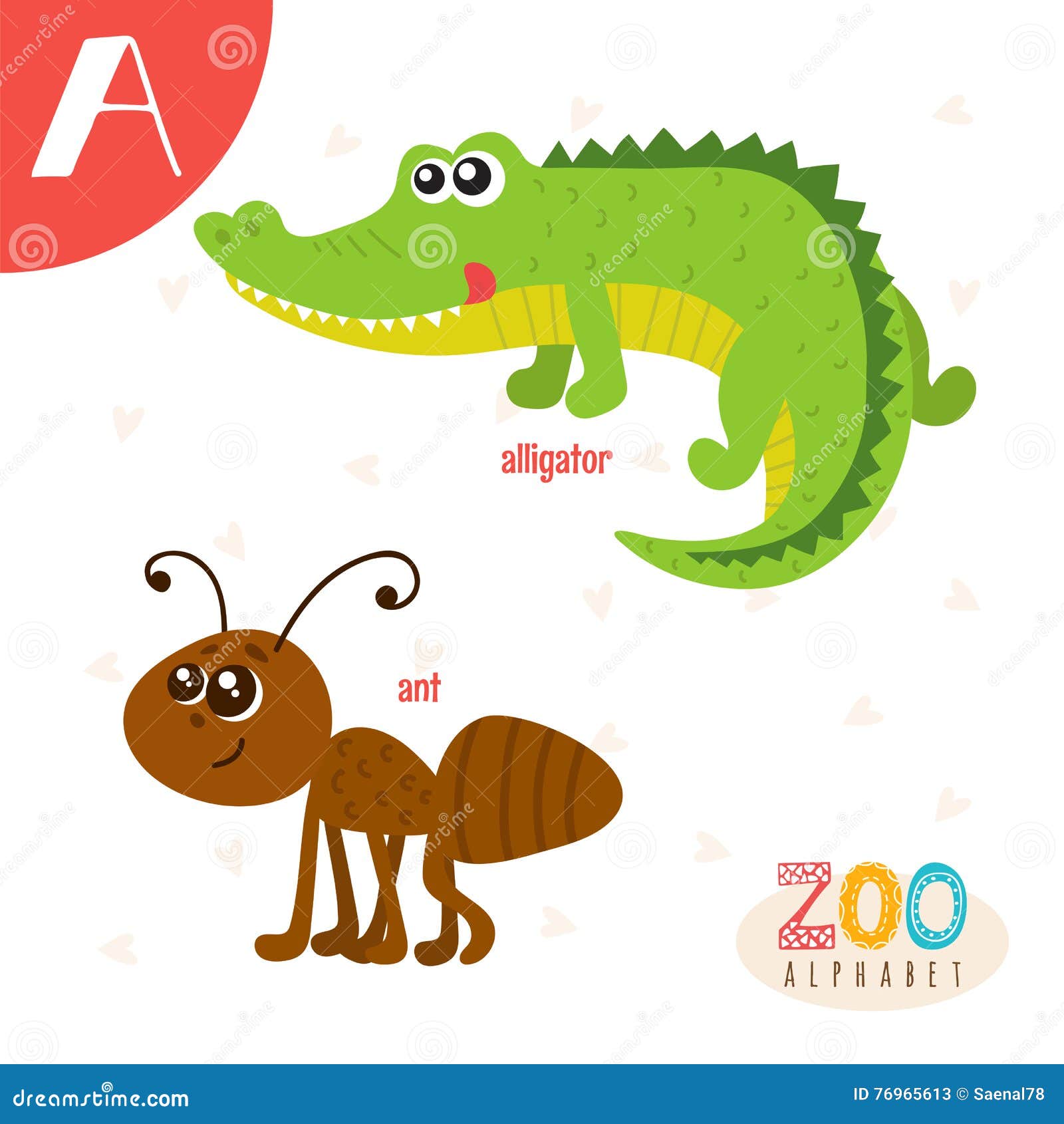 Letter a. Cute Animals. Funny Cartoon Animals in Vector Stock Vector - Illustration of card, forest: 76965613 Letter a. Cute Animals. Funny Cartoon Animals in Vector Stock Vector - Illustration of card, forest: 76965613