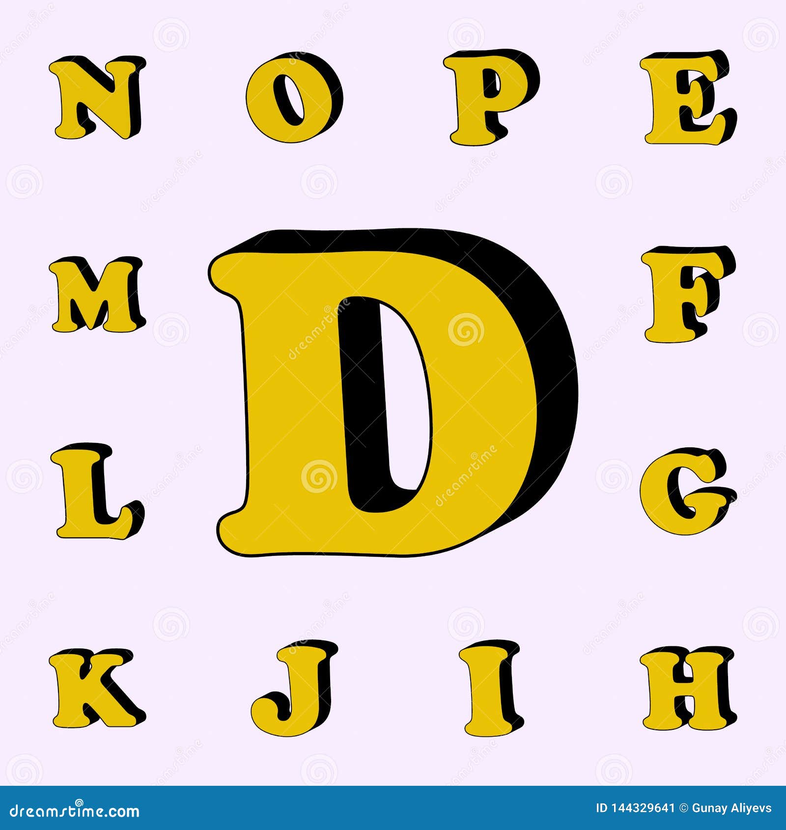 Letter D Alphabet Icon 3d Words Icons Universal Set For Web And Mobile Stock Illustration Illustration Of Element Digital 144329641