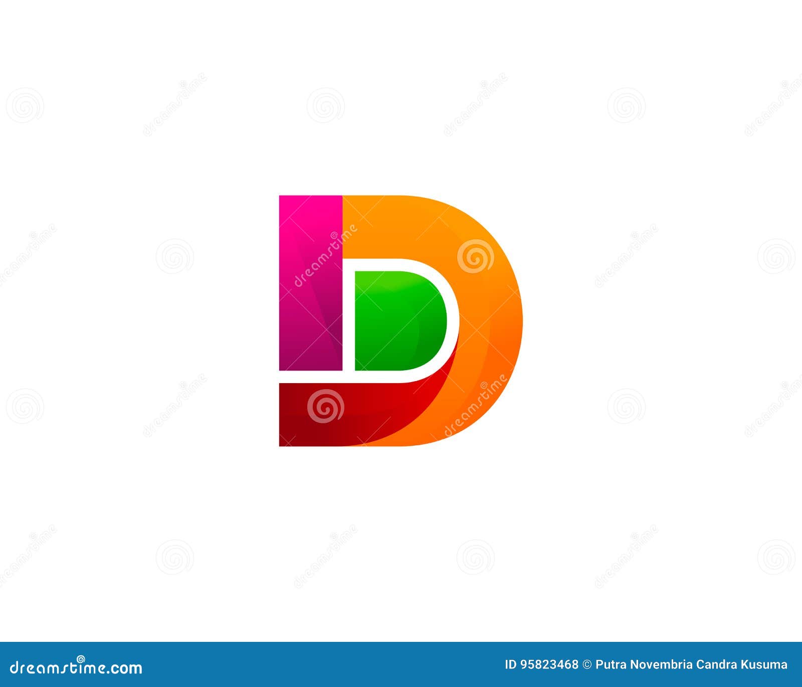Letter D Icon Logo Design Element Stock Vector - Illustration of ...