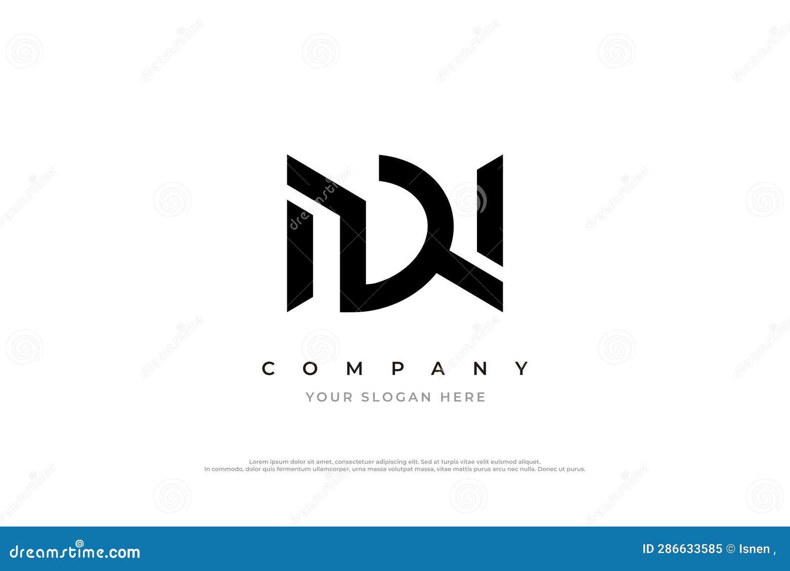 Letter DN Logo with Lightning Icon, Letter Combination Power Energy Logo  Design for Creative Power Ideas, Web, Business and Stock Vector -  Illustration of brand, electric: 207541062