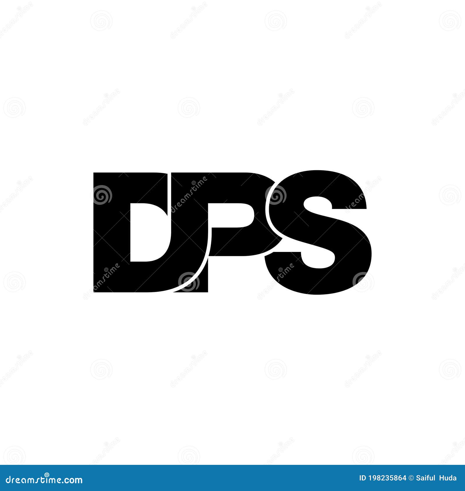 Creative dps logo letter vector image design for business • wall stickers  pharmacy, holiday, city | myloview.com