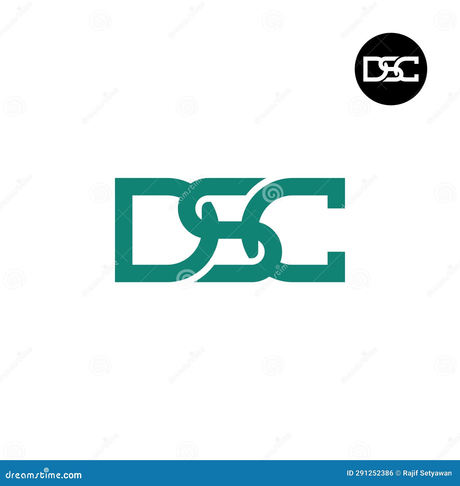 letter dsc monogram logo 