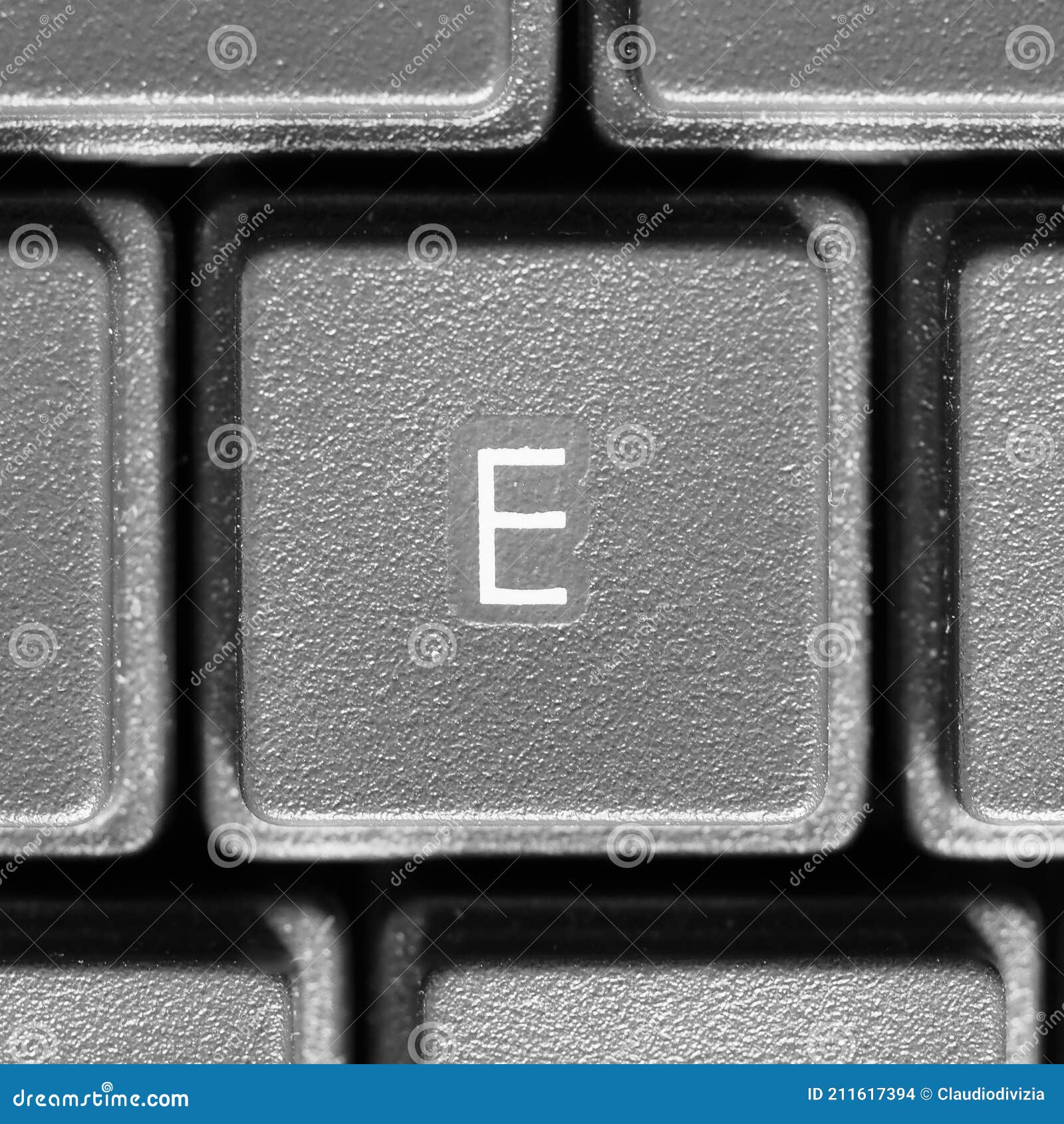 Letter E on Computer Keyboard Stock Photo Image of keyboard, text 211617394