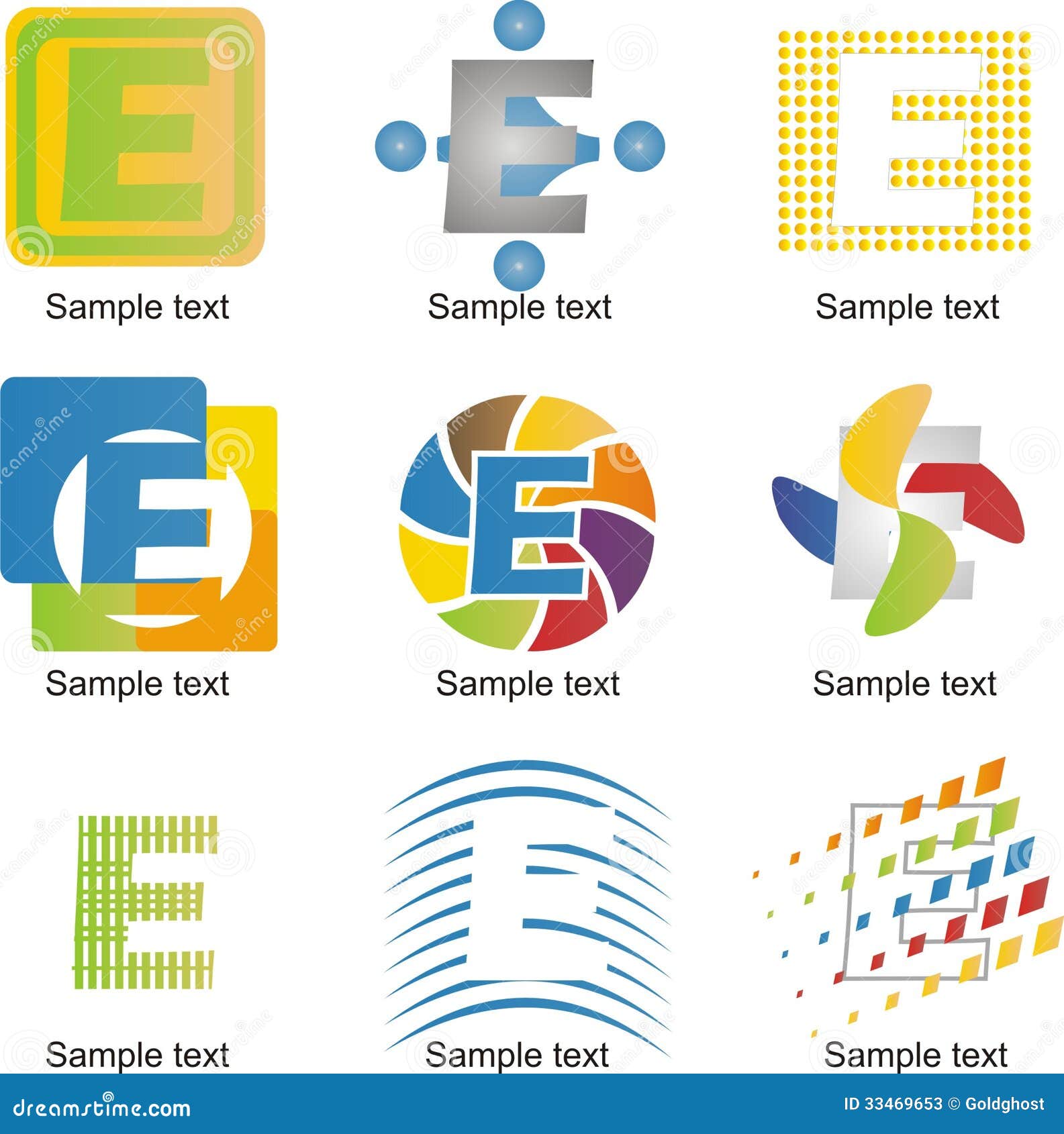 Download Letter E Logo Stock Photos - Image: 33469653